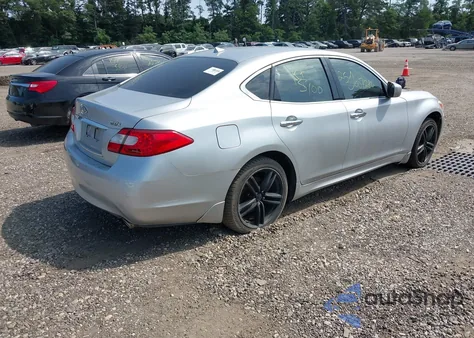 2013 Infiniti M37X z USA, uszkodzony, nr VIN JN1BY1ARXDM601051